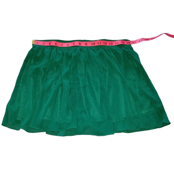 Green Chiffon Mini Skirt From Forever 21 - Picture 5 of 7